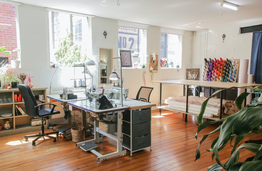 sewing studio Collingwood Creative Spaces